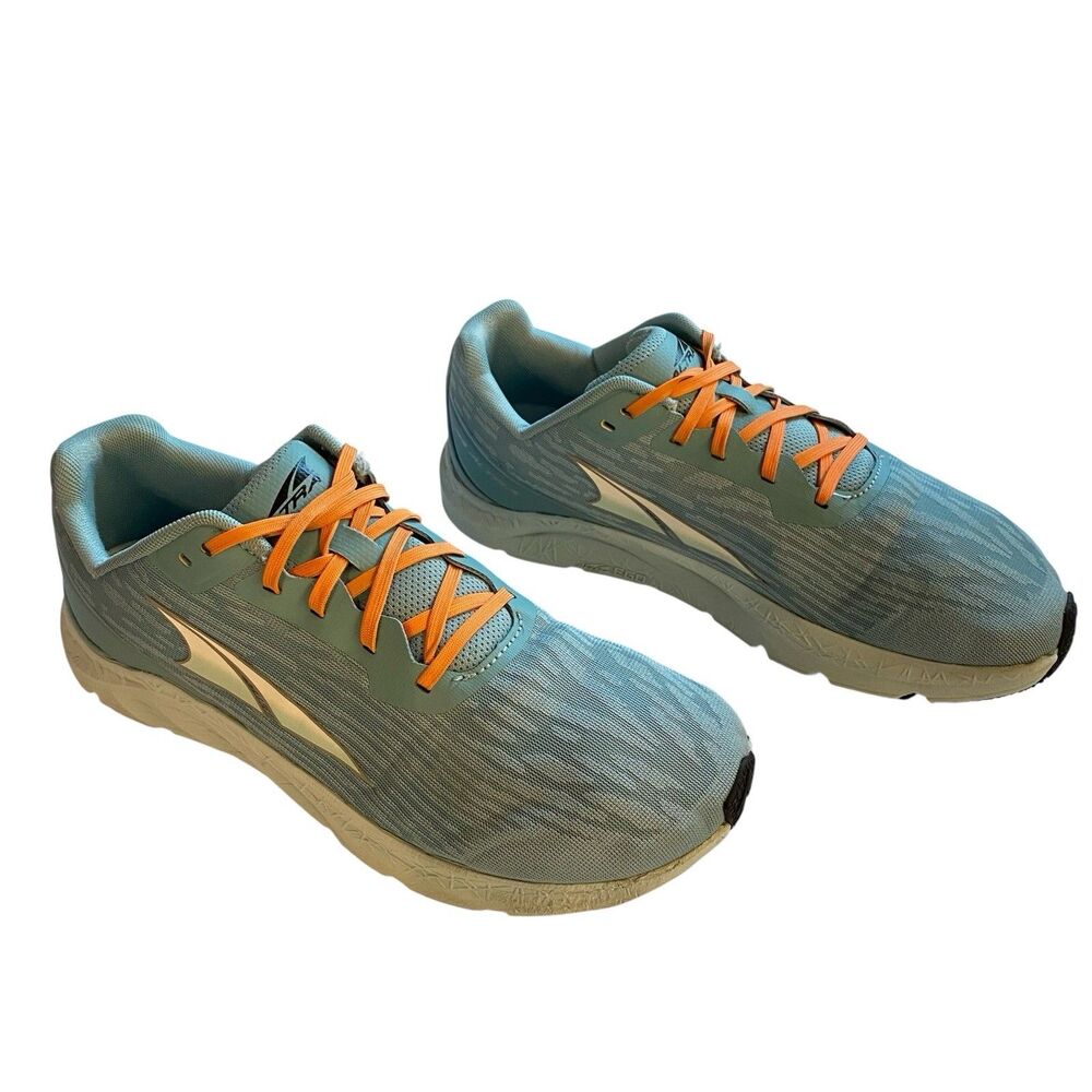 Altra Rivera Womens 11 Running Shoes Light Blue Orange AL0A4VQV444 Zero Drop